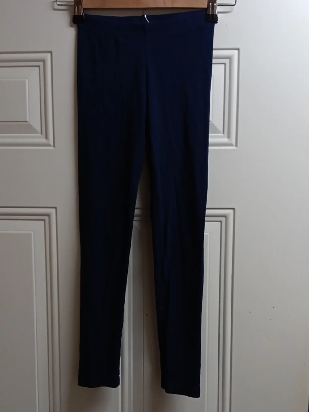 Old Navy Ribbed Navy Stretch Leggings For Girls